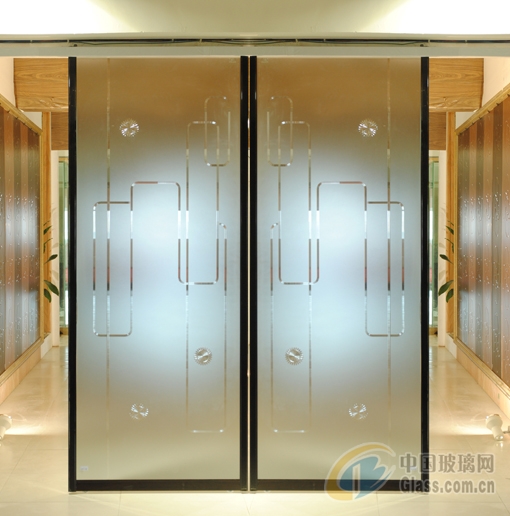 玉砂玻璃门，时尚与实用的完美结合