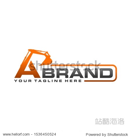 挖掘机设计商标图案，创新与品牌标识的融合