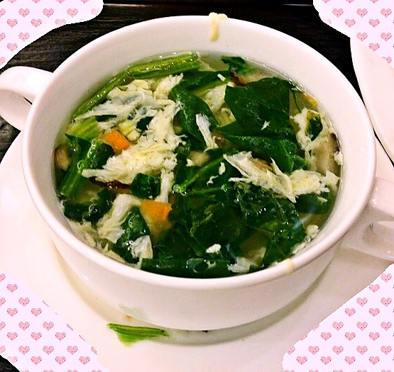 菠菜蛋花汤与肯德基，一道独特的跨界美食之旅