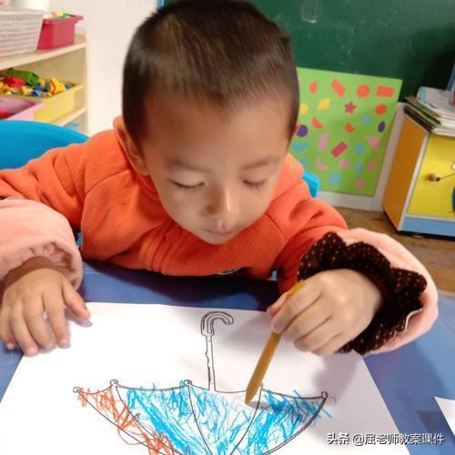 小班美术教案，创意小花伞